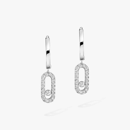 Серьги Messika Move Uno hoop earrings