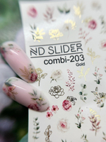 Слайдер-дизайн Nail Design C-203 (золото)