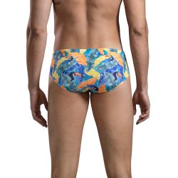 Мужские плавки желтые  с принтом Clever AVES SWIMSUIT BRIEF 166403