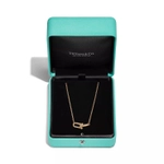 Подвеска из жёлтого золота 18k,Tiffany 💠Hard Wear Small double Link