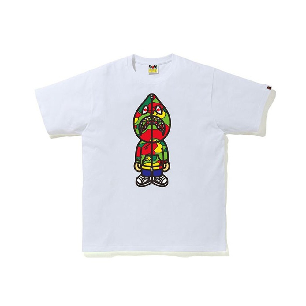 A Bathing Ape Sta Camo Classic Milo Shark Tee
