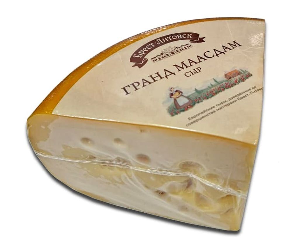 Сыр &quot;Брест-Литовск Гранд Маасдам&quot; 45% Савушкин продукт - купить не дорого в Москве