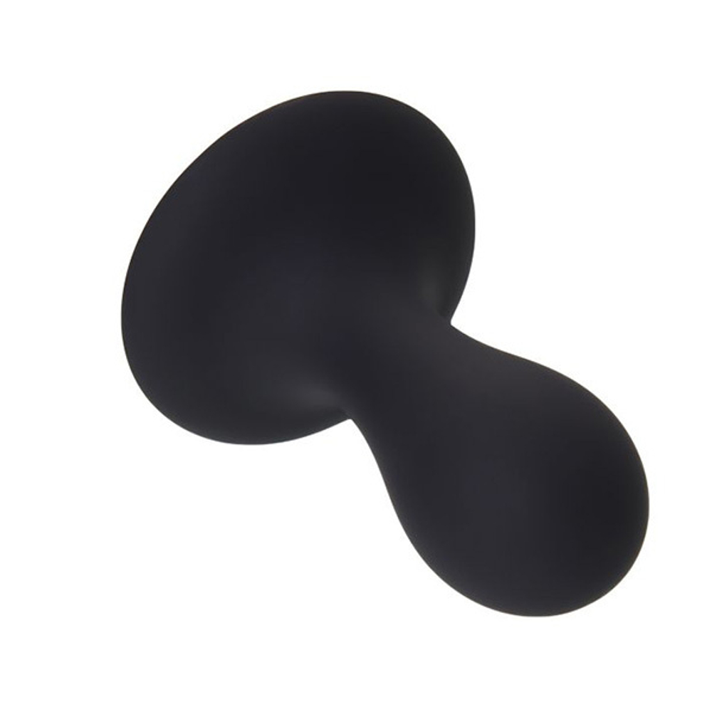 Черная анальная втулка 8,5см Erotist Toys Anal Plug Hidro Size S