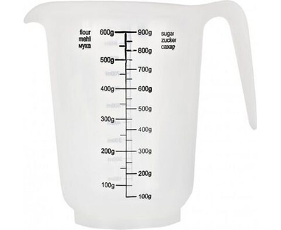 Кувшин мерный Plast Team 1л 155х120х150 мм натуральный