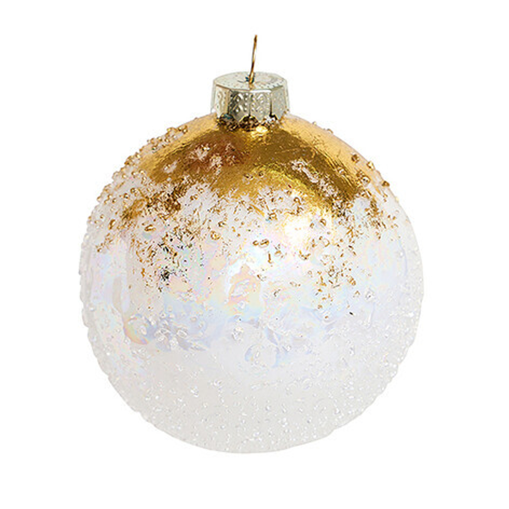 Шар "Золоченый жемчуг" 8см AXM131