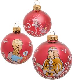 Элита НФШ-1625 Ел.украшение Набор пирамида из 3-х шаров «Золушка»