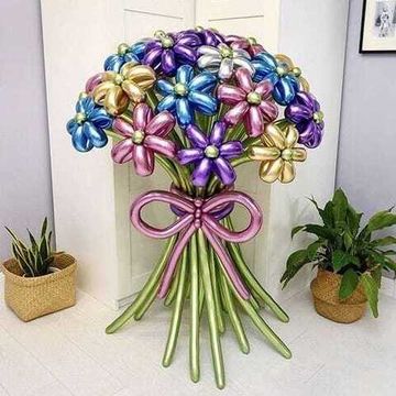 букет цветов хром- 150 руб (за шт)