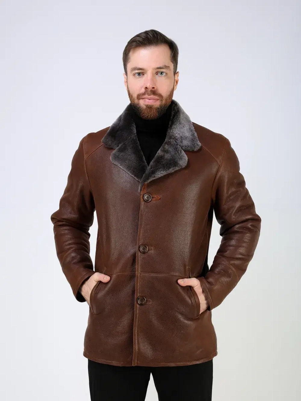 Дубленка зимняя натуральная