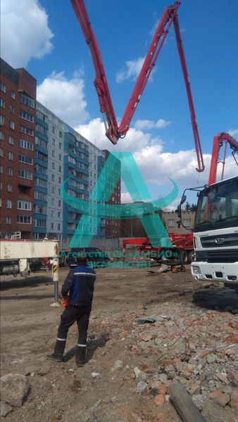 Ремонт автобетононасоса Elephant на шасси Daewoo