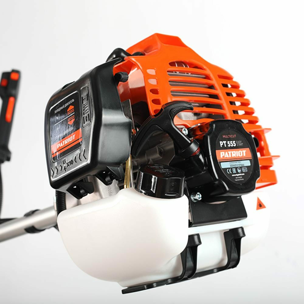 Мотокоса бенз PATRIOT PT 555 (1+1), 52сс, 3.0л.с, жест. вал, U-рук, катушка Comfort+3Т(250106230)