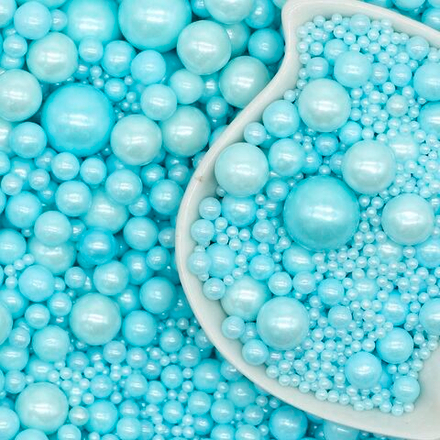 Посыпка кондитерская "Жемчуг голубой" 50г