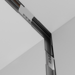 Коннектор угловой внутренний встраиваемый под ГКЛ 9,5мм Maytoni Exility TRA034CL-42B