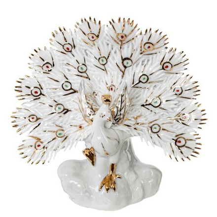 GAEM Фигурка декоративная "Павлин", L14,5 W6 H8,5 см