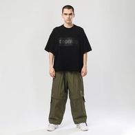 Футболка CODERED Wide T Bent Grid Box, черный