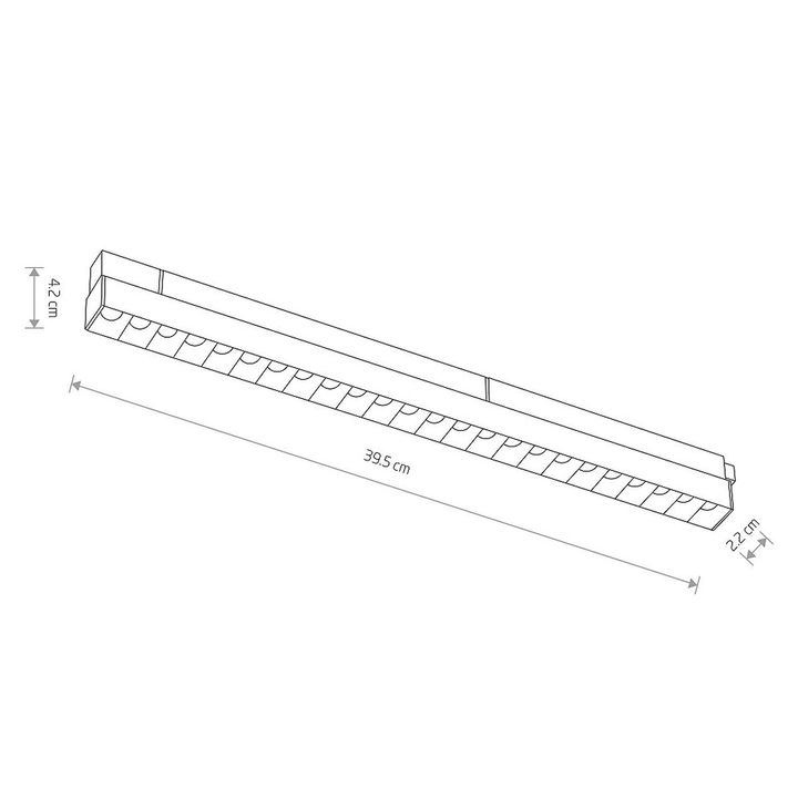 Трековый магнитный светильник Nowodvorski Focus Led Black 10643