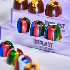 553 | Форма для шоколадных конфет "Пуля Лайт" (275*175 мм)