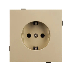 Механизм электрической розетки SCT-TENDO-MEU1-SFPL-GD (230V, 16A) (Arlight, -) 054639