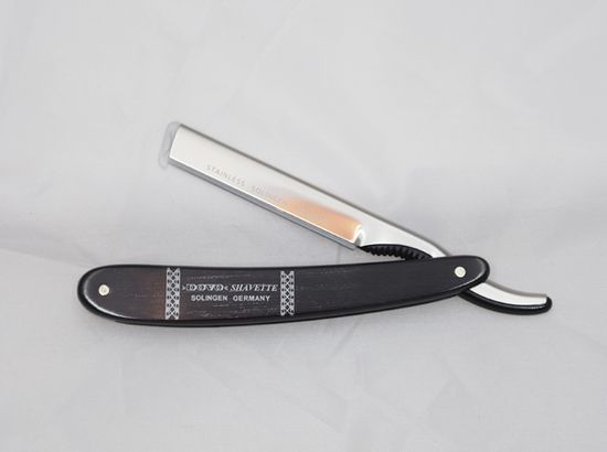 Шаветт Dovo, ручка - эбеновое дерево с инкрустацией цвета серебра