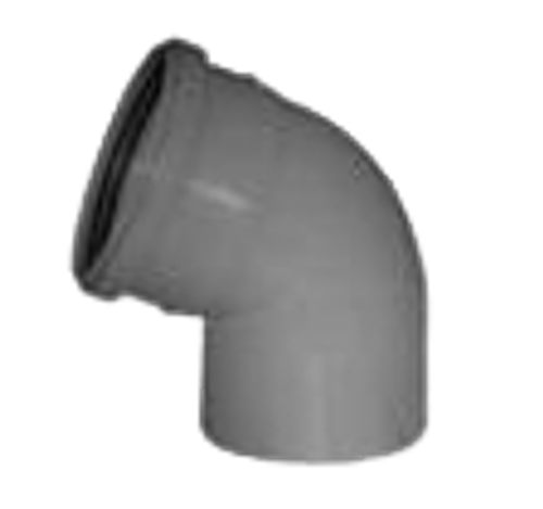 ПВХ Отвод  Ф110х67*  (40/5шт)