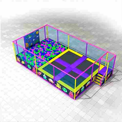 Батутная арена «Галактика» 9,6×5,6 м, 4 батута, с поролоновой ямой