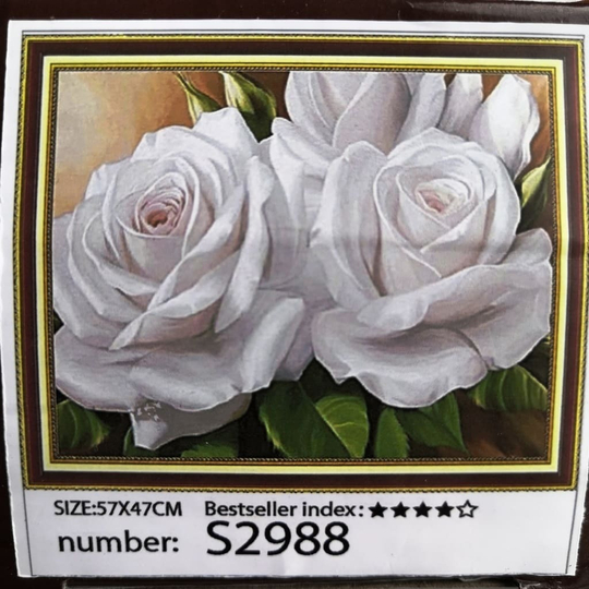 Алмазная мозаика без подрамника 50*40 см S2988