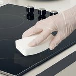 Губка-ластик МЕЛАМИНОВАЯ для удаления пятен, для чистки кухни, уборки, обуви, 9х5,5х2 см, КОМПЛЕКТ 5 шт., колорбокс, LAIMA, 606891