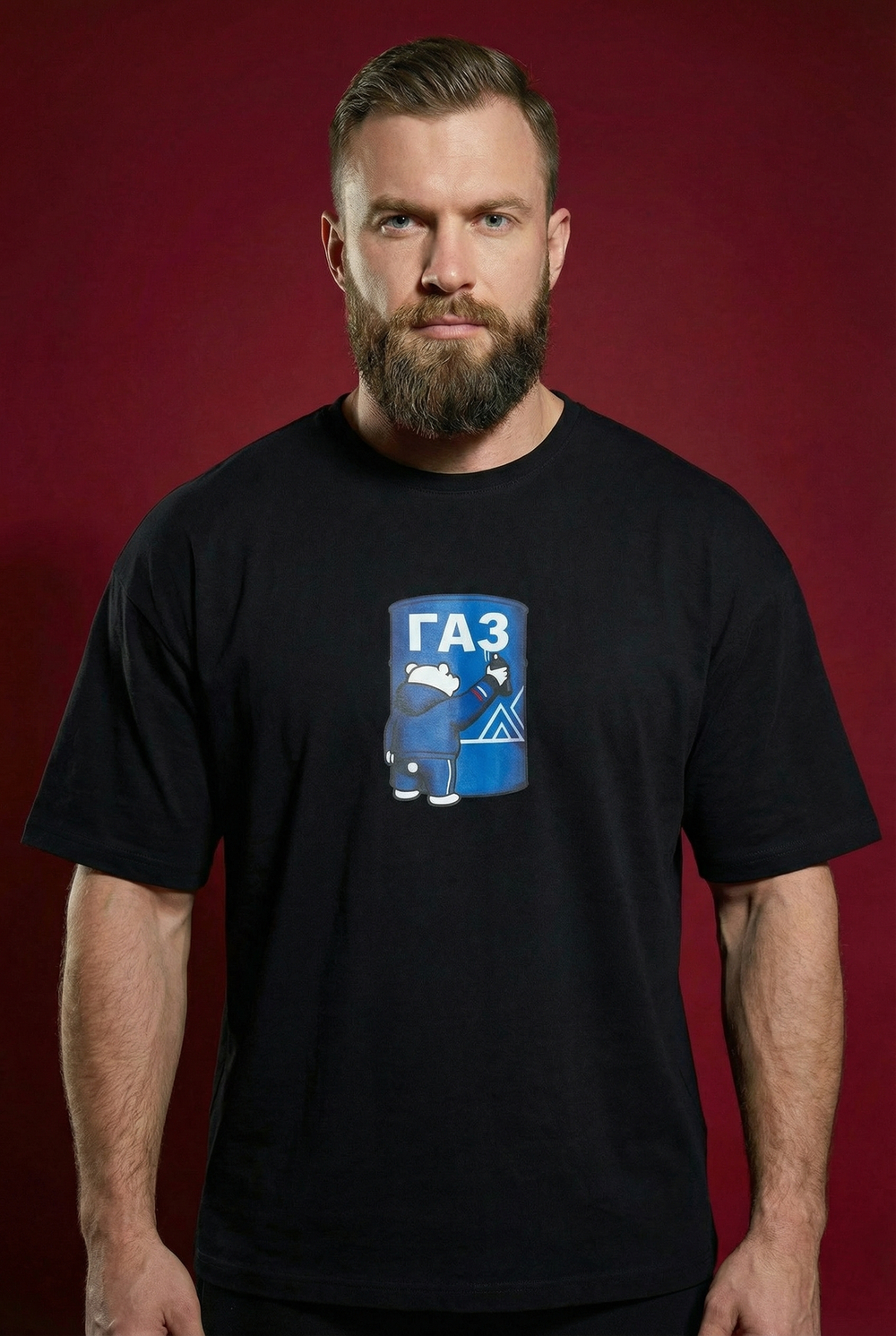 Футболка Оверсайз "Север покоряется сильным"