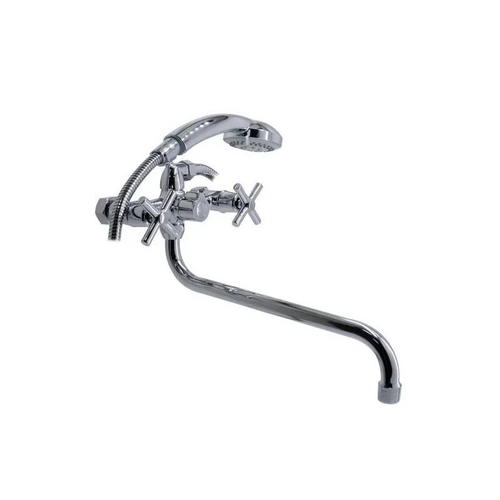 Смеситель для ванны Даменто ВА14.30 Норма керам/хром/лейка 3 режима