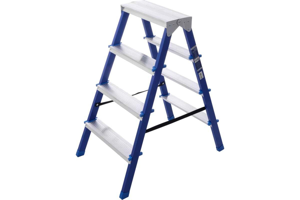 Стремянка стальная двухсторонняя ЛАЙТ 04 ступени