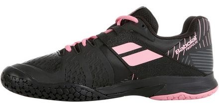 детские Кроссовки теннисные Babolat Propulse All Court Junior - black/geranium pink