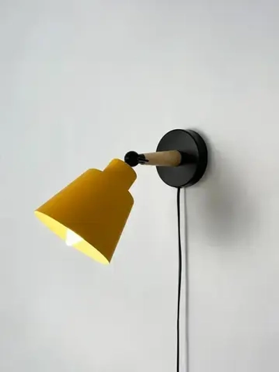 Бра настенный светильник Outframe, светильник настенный, цоколь Е27, желтый