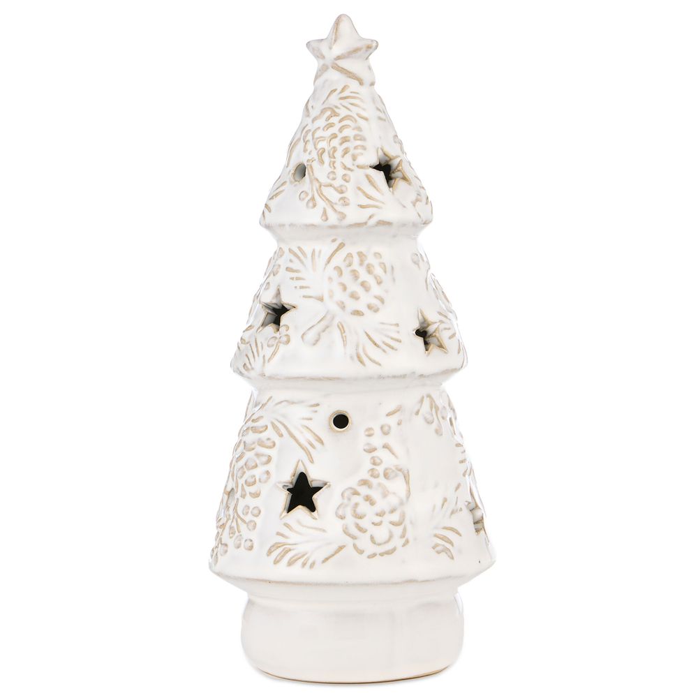 ФИГУРКА "ЕЛКА" С LED-ПОДСВЕТКОЙ КОЛЛЕКЦИЯ "PINE CONES", 10*10*22,5 СМ