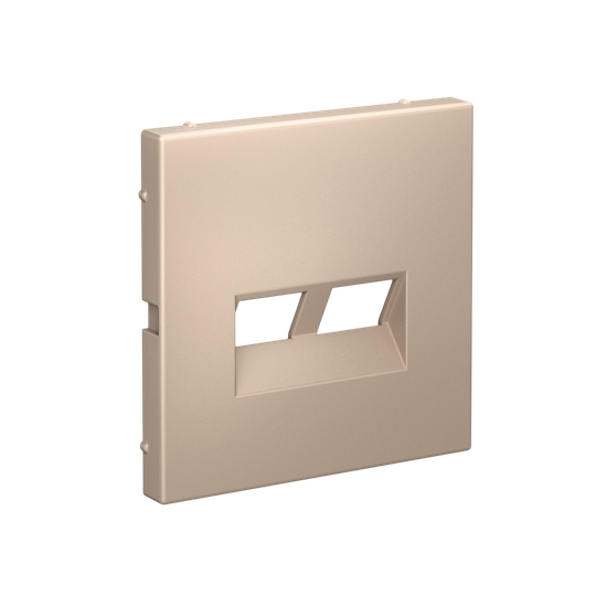 Накладка двойная ArtGallery для информационных функций типа Keystone песочн. SE GAL001290