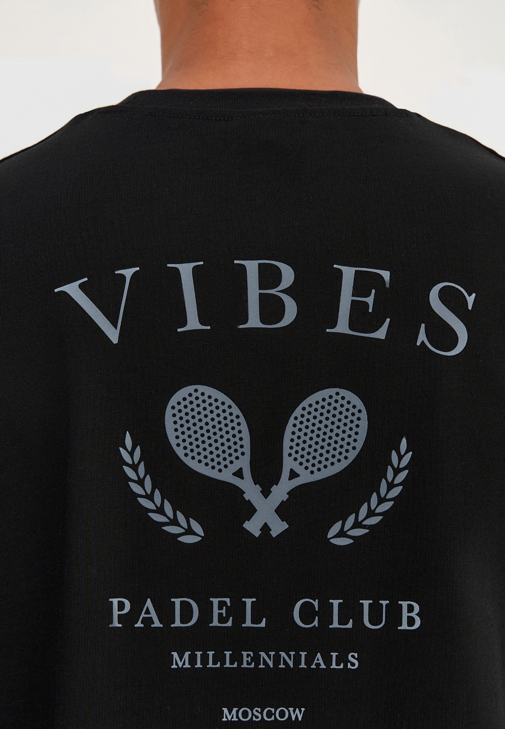 Футболка "PADEL CLUB" Черная