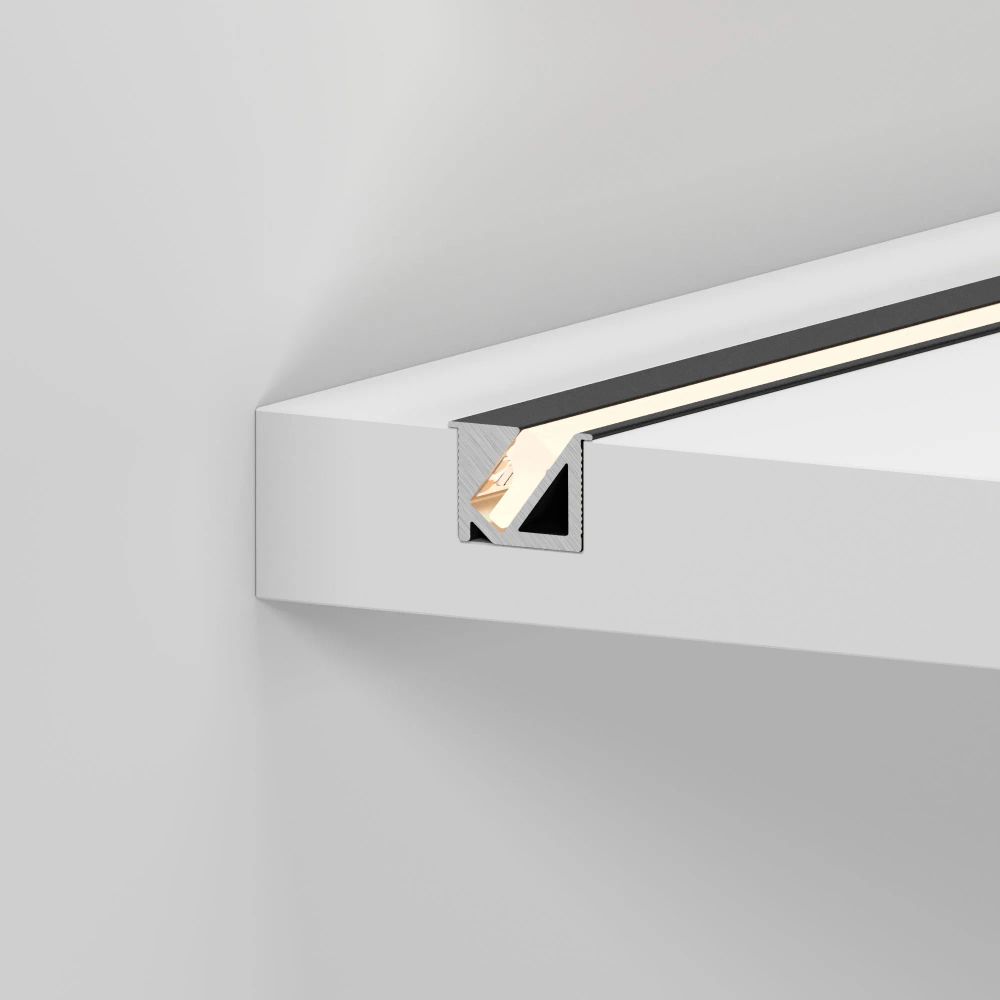 Профиль SL-BEVEL-H10-F14-2000 ANOD BLACK (Arlight, Алюминий) 044084