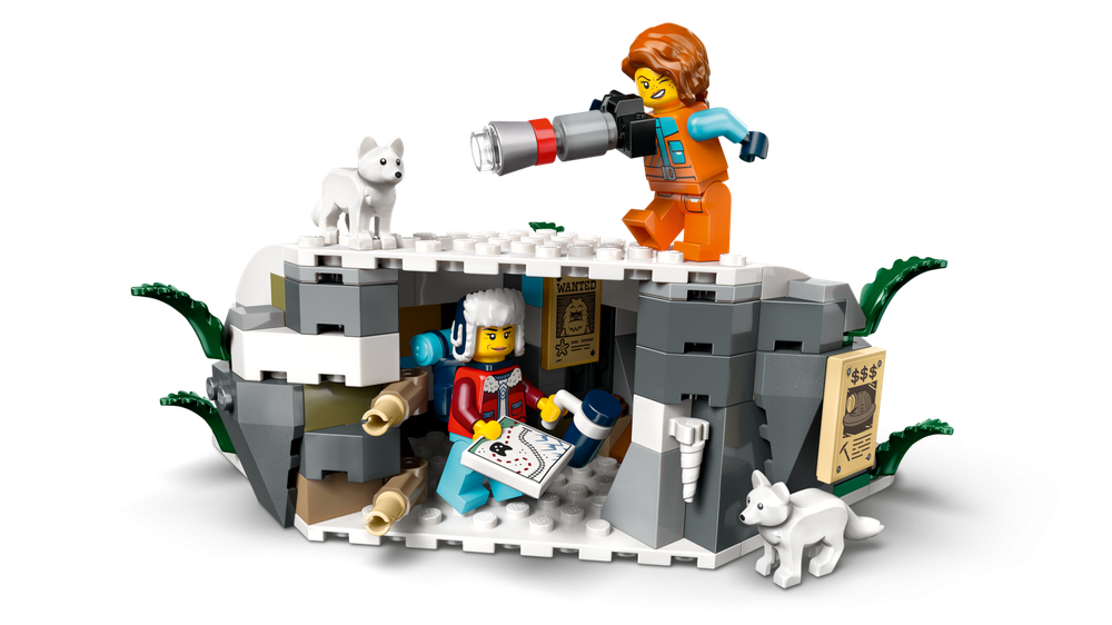 Конструктор Лего Сити Экспресс-поезд Арктический полярный 60470 | LEGO City Arctic Polar Express Train 1517 деталей | 7+