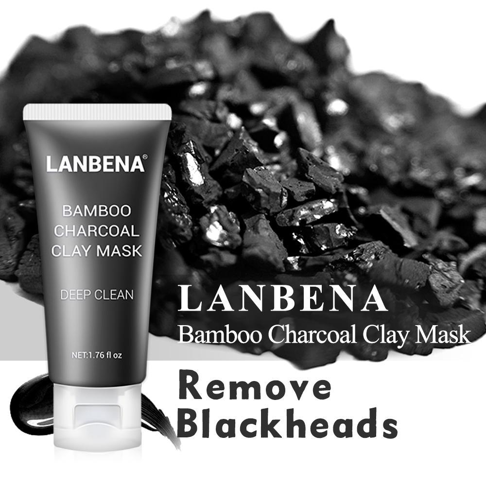 Маска Lanbena от черных точек Bamboo Charcoal mask, 50 г