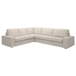 Диван угловой 5-местный - IKEA KIVIK/КИВИК ИКЕА, бежевый