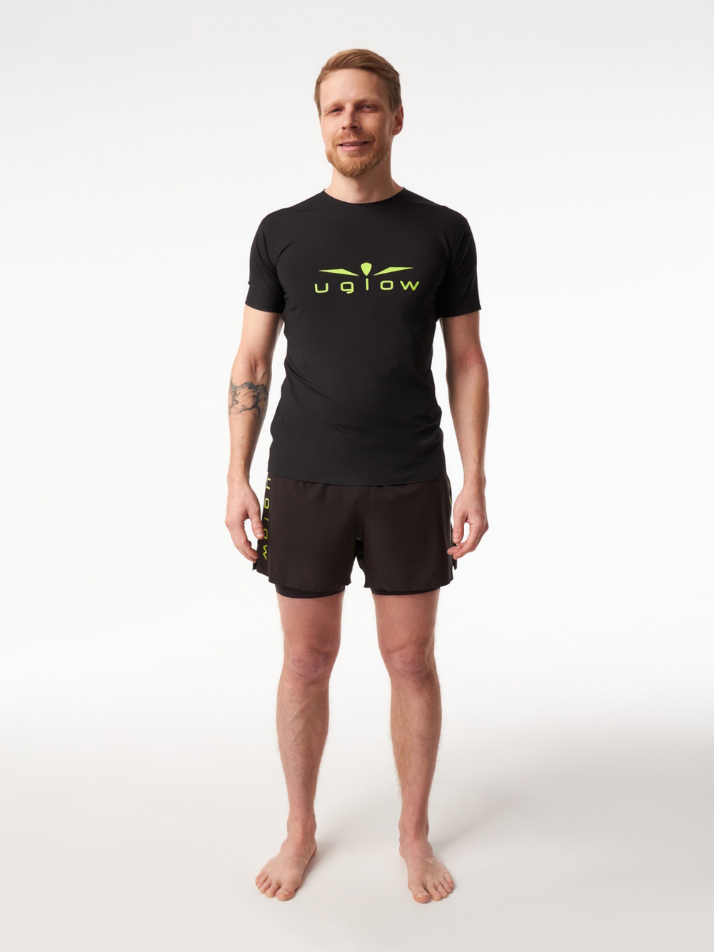 ШОРТЫ МУЖСКИЕ SPEED AERO 5 ELEVATE 2IN1 SHORT | BLACK YELLOW