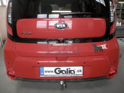 Фаркоп оцинкованный Galia K041A для Kia Soul 2014-(паспорт и сертификат в комплекте)(без электрики)