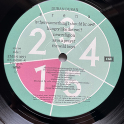 Винтажная виниловая пластинка LP Duran Duran Arena (Япония 1984) (Оби)