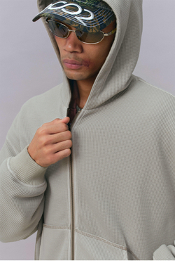 Худи Двухсторонний Nothomme Monterest vintage waffle knit reversible relaxed fit hooded