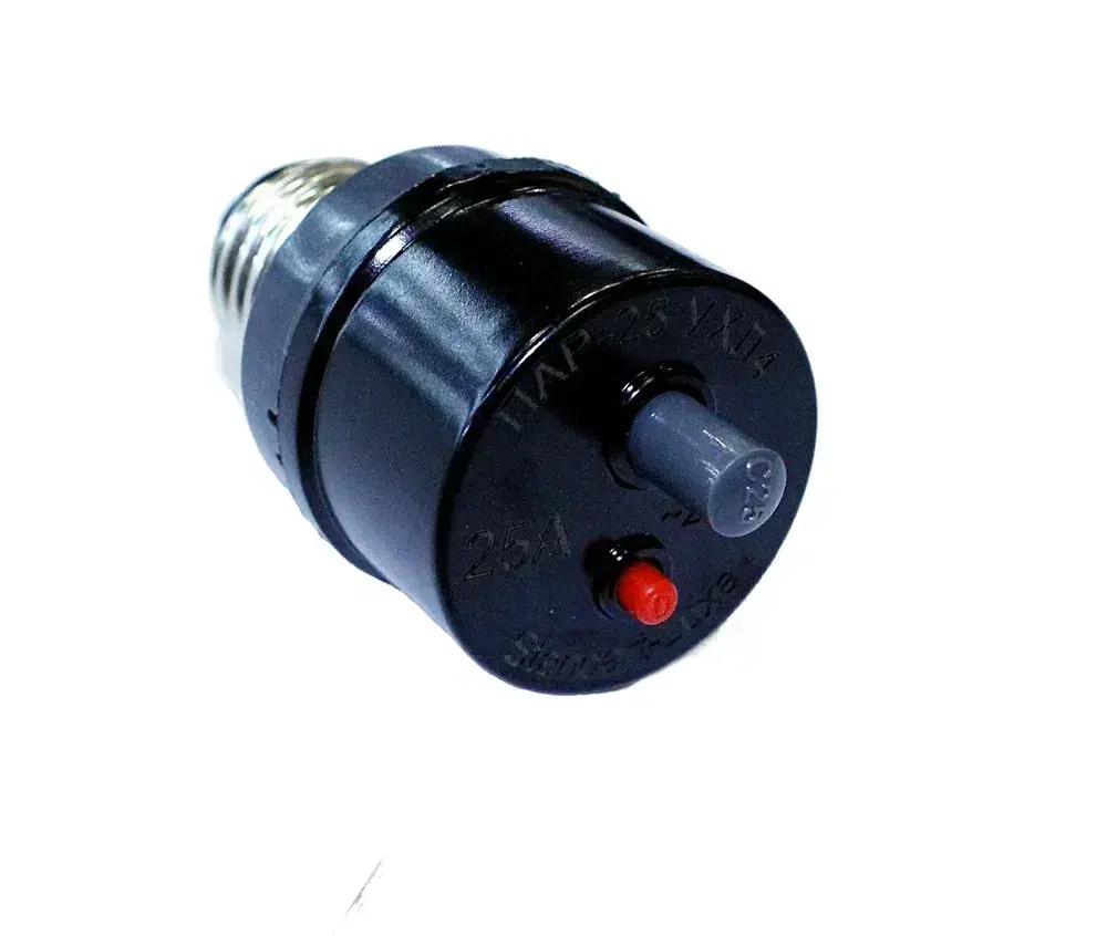 Предохранитель резьбовой автоматический 25А, Пар-25, цоколь Е27, Стандарт