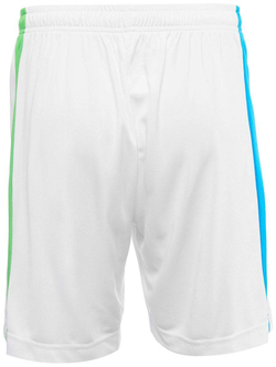 Мужские теннисные шорты Australian Side Inserts Ace Shorts - white/green/blue