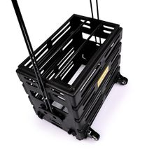 Корзина для теннисных мячей NEVA SPORT, UEA1, на 75 мячей, пластик, черный