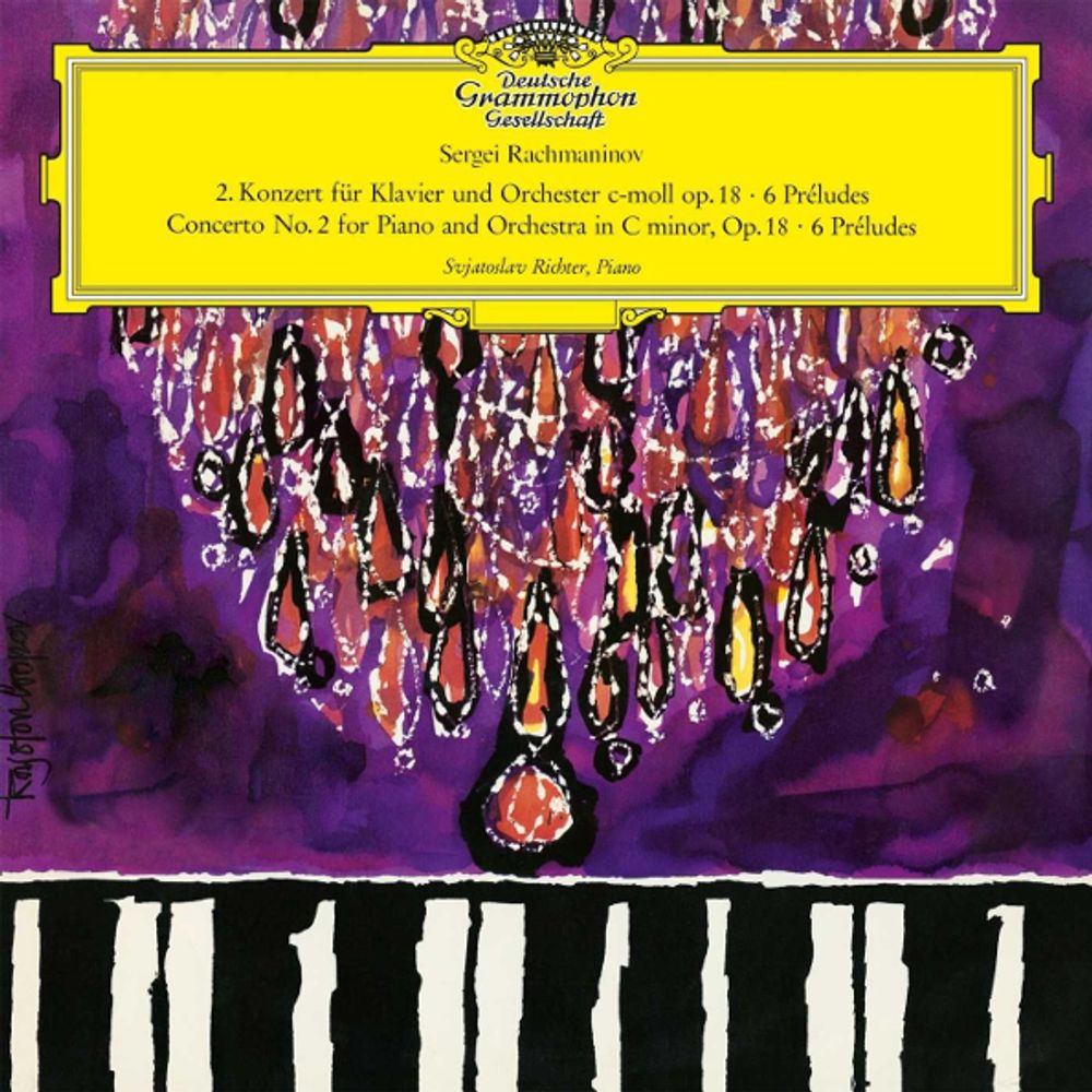 Sviatoslav Richter / Sergei Rachmaninov: Concerto No.2 For Piano And Orchestra, Op. 18, 6 Preludes (LP)