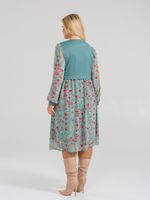 Платье 1369 изумрудный Novita (Акция)