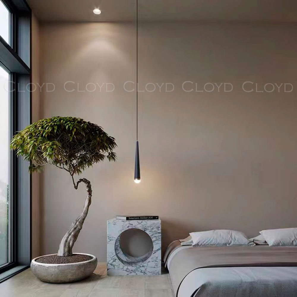 Подвесной светильник Cloyd MILVUS-A P1 / черный (арт.11145)