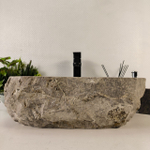 Раковина из мрамора Erozy Grey EM-65560 50*39*15 0887