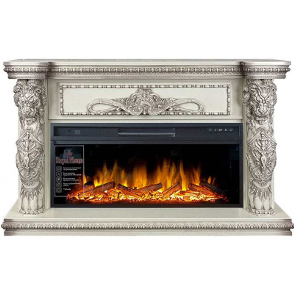 Портал Royal Flame windsor под очаги vision 42 слоновая кость 136,5х40х82 см